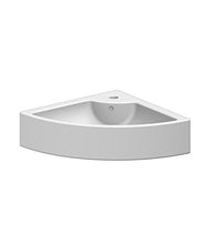 Lavabo appoggio o sospeso angolare cm 47,5 Square
