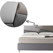 LettoFacile montalo in 30 Minuti - Letto Matrimoniale Eos in Ecopelle con Rete e Box contenitore - Made in Italy (160 x 190 cm)