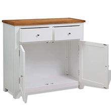 vidaXL Legno di Quercia Credenza Madia Mobiletto Armadietto Armadio Consolle