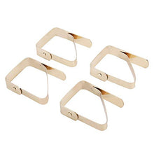 Tarente Clip 4 Pezzi in Acciaio Inox Tabella Telo di Copertura Anti Slittamento Holder Tovaglia Morsetti 5 4 Centimetri *