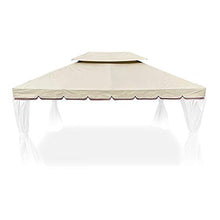 San Marco Copertura o Telo Impermeabile di Ricambio per Gazebo 3x4 da 380 gr/mq