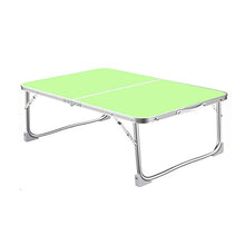AWJ Piccolo Tavolo da Campeggio Pieghevole Tavolo da Picnic Leggero da Esterno con Tavolo in MDF da Tavolo per Computer Portatile da scrivania Notebook 60x40x26 cm