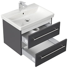 Mobile bagno con lavabo Villeroy & Boch Avento 65cm antracite satinato