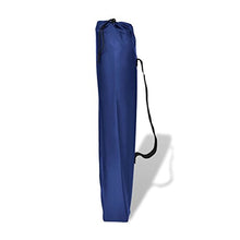 vidaXL Tavolo Pieghevole da Campeggio Blu Borsa Leggere Resistente da Viaggio