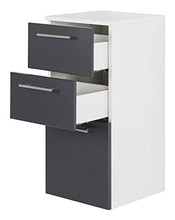 Set di mobili da bagno SANTINI 100 (4 pezzi) antracite satinato