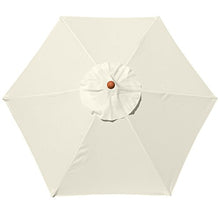 anndora® 21001VS - Ombrellone Standard, 2,1 m, Rotondo, da Giardino o Balcone, in Legno, 180 g/m², Calore a Scelta