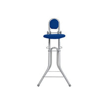 Ribelli Sgabello per Stirare Seduta Sedia da Stiro Regolabile in Altezza Blu