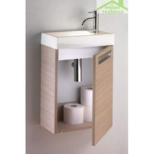 Kit Mobile & lavabo RIHO LUCCA SET 5 in legno lamellato, 40 x 22 H, 57,5 cm
