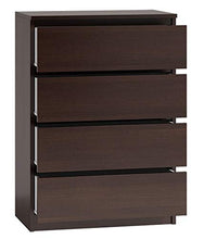 Shumee - Cassettiera con 4 cassetti, M4, 40 x 70 x 97 cm, colore: Wenge
