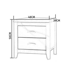 DJFIOSD Comodino per Camera da Letto Piccolo, con 2 Armadi A Stoccaggio con Cassetti Scanalati, Silent And Smooth Rail Drawers, Utilizzati per Salotto E Divani da Letto,E