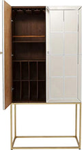 Kare Luxury Champagne Armadio Bar, Beige (Argento), 181 x 89 x 47 cm