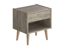 Amazon Basics - Comodino, 48 x 38 x 50 cm, colore marrone