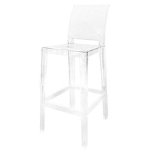 Kartell One More Please Sgabello, 2 Pezzi, Cristallo, Altezza seduta 75 cm