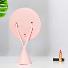LLG Household Items& Ingrandimento Trucco dello Specchio con Luce, Desktop Grande Specchio Dressing Table Specchio Specchio di Trucco Luce Naturale Bathroom Specchio