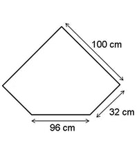 BioKinder 22829 Armadio ad Angolo Emil 204x95x32 cm. Ontano Biologica