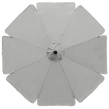 AbcCanopy Ombrello da giardino con balze, 2,3 m, State-o-motion U-bal, 7.5FT