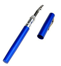 SaySure - Mini Pocket Aluminum Alloy Drum Wheel Pen,RoyalBlue