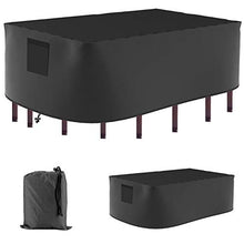 DERCLIVE - Copertura per mobili da giardino e patio, impermeabile, resistente alla polvere