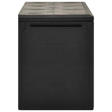 Tidyard Baule da Giardino, Baule Multibox 114x47x60 cm Antracite