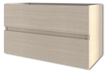 giordanoshop Mobile Bagno Sospeso 100 cm Lavabo e Specchio Tavassi Giove Rovere Bianco