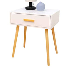 MMWYC Comodino creativi della Famiglia di Legno Solido Camera Mini Storage Box Camera Storage Box Studio (Color : White)