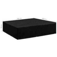 E E-NICES Copertura per Mobili da Giardino con 8 Occhielli 200x200x70 cm
