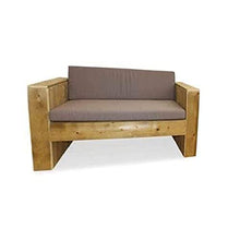 Rowick - Divano in legno per esterni, stile traversa, in legno, trattato per uso esterno
