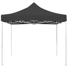 SKM Gazebo Professionale Pieghevole Alluminio 2x2 m (Antracite)