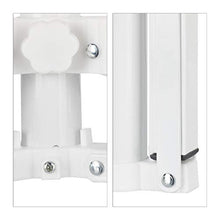Relaxdays, Bianco Base per Ombrellone, per Aste con D: 25-35 mm, Treppiedi Pieghevole, Stabile, HLP: 55 x 67 x 67 cm