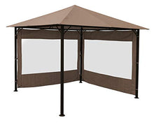 QUICK STAR 2 pareti Laterali per Gazebo da Giardino, Anticato, 3 x 3 m, Parete Laterale, Beige-grigio