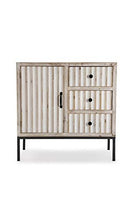 Versa - Cassettiera in legno con porta e 3 cassetti KAISA