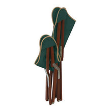 Iyom Lettino Pangean, Legno Duro Resistente con Poliestere Resistente, Facile da Piegare e trasportare, Sedia da Spiaggia in Legno, Sedia da Campeggio, Sedia Pieghevole, Sedia Portatile