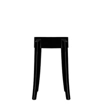 Kartell Charles Ghost 4897E6 - Sgabello 46 cm, Colore: Nero brillante