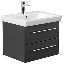 Mobile bagno con lavabo Villeroy & Boch Subway 2.0 60cm nero satinato
