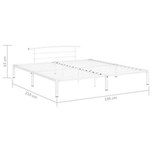 SKM Giroletto Bianco in Metallo 180x200 cm (20.1kg)