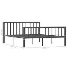 SKM Giroletto Grigio in Metallo 160x200 cm (24.4kg)
