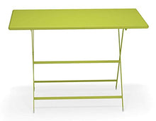 Emu Tavolo Arc en Ciel Pieghevole Rettangolare Centimetri 110 x 70 Articolo 331 Colore Verde Mela codice 60