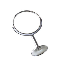 WM specchio da tavolo in metallo specchio da trucco piccolo specchio rotondo donna specchio specchio da trucco specchio - 11.5