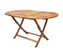 Cikonielf Set da Pranzo Pieghevole da 7 Pezzi in Legno massello di Acacia