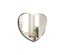 Dongyd Bagno Semplice Specchio, Parete Specchio del Bagno, a Forma di Cuore Specchio for Il Trucco spogliatoio