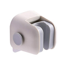 shunbang yuan Doccia Supporto della Testina Regolabile soffione Staffa a Parete di plastica fissato al Bagno Hanger, Bianco