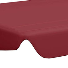 Oushome Baldacchino per Dondolo Giardino Rosso Vino 226x186 cm 270 g/m2