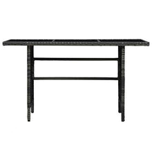 SKM Set Divani da Giardino 3 pz con Cuscini in Polyrattan Grigio (55.82kg)