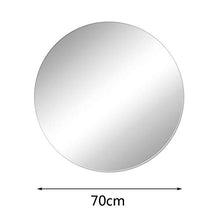 Specchio da Bagno Rotondo a LED Illuminato, appoggio con Touch a Parete, Luce Bianca Naturale 60 / 70cm