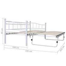SKM Giroletto Bianco in Acciaio 180x200/90x200 cm