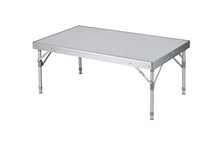 Bo-Camp Solid Alu Campeggio table-100 x 60 cm, Grigio, 100 x 60 x 70 cm