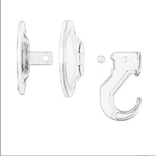 JINXM 4 Pezzi Ventose con Gancio Ganci Ventosa Resistenti per Bagno Gancio Ventosa Forte Senza Trapano Ventose