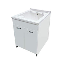 Mabel srl Mobile lavatoio con vasca e tavoletta 60x50x82 cm