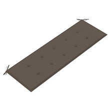 vidaXL Panca da Giardino con Cuscino Talpa 150 cm in Legno di Teak
