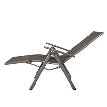 Ambientehome Alu Relaxsessel Korfu Anthrazit Circa 73x60x114 cm Poltrona, Antracite